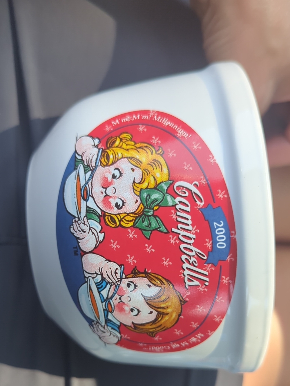 Vintage Campbell's Kids Soup Bowl